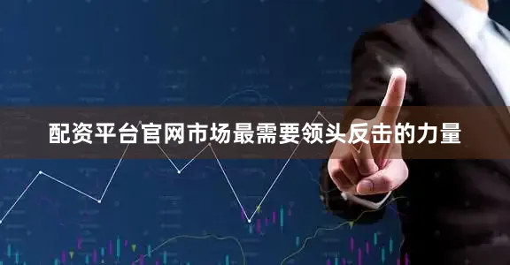 配资平台官网市场最需要领头反击的力量