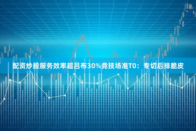 配资炒股服务效率超吕布30%竞技场准T0：专切后排脆皮